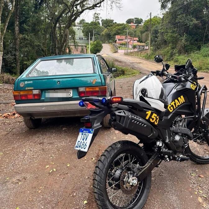 GCM recupera Golzinho furtado em Bento Gonçalves.