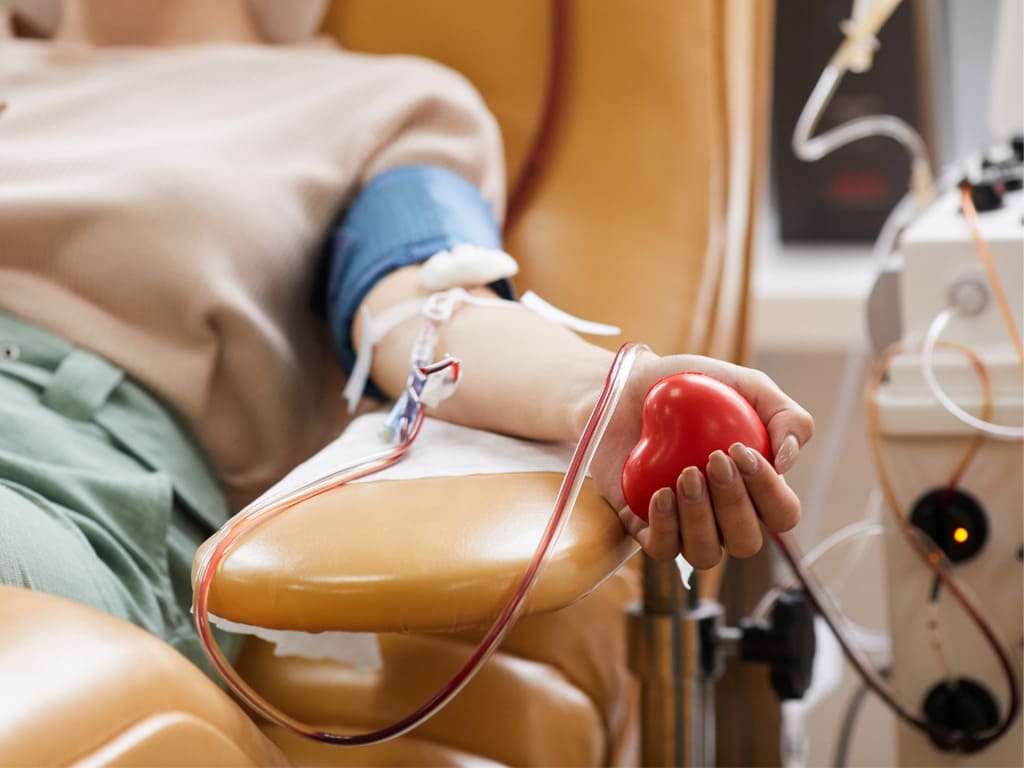 Tacchini promove campanha de doação de sangue.