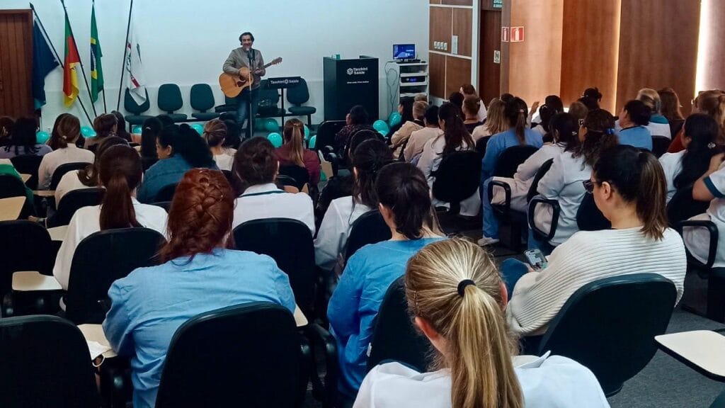 Tacchini promove palestra sobre doação de órgãos e conscientização.