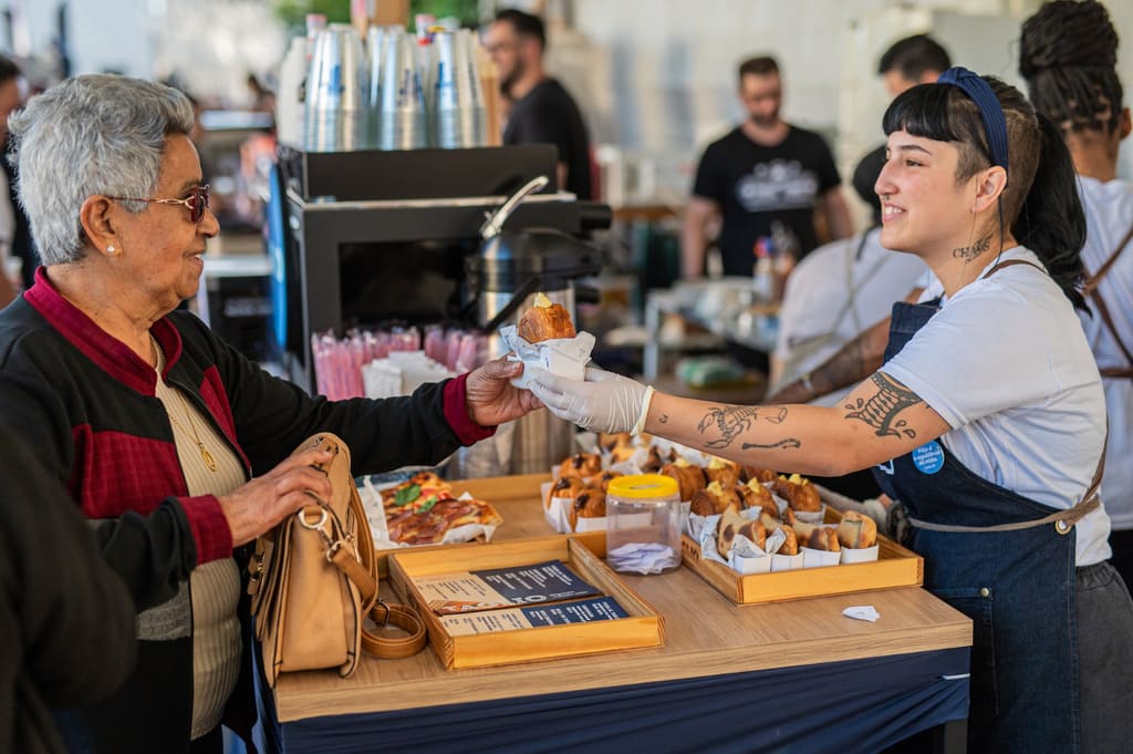 Gastronomia no Degusta Cidade Alta em Bento Gonçalves.