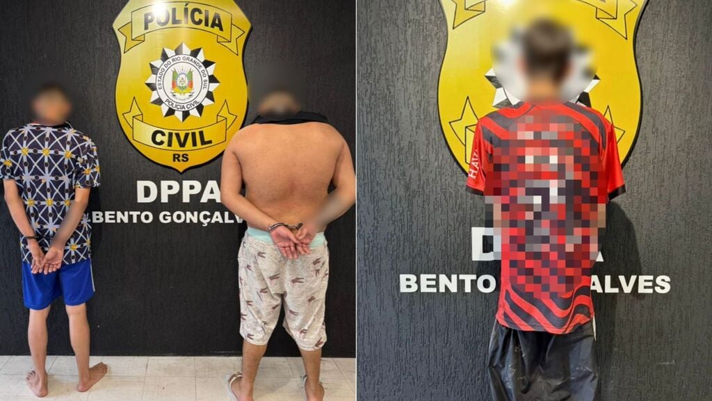 Polícia Civil faz três prisões em Bento Gonçalves.