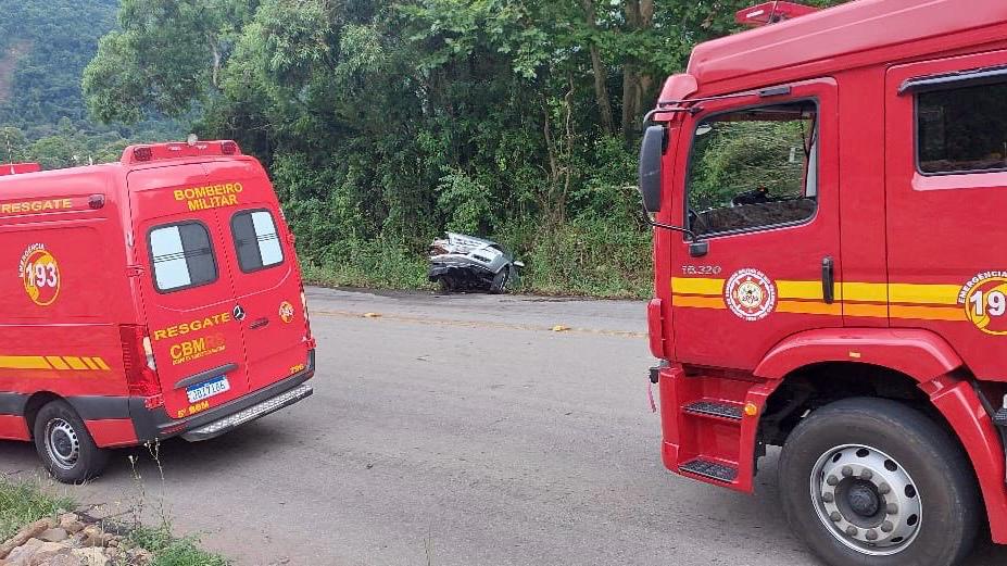 Acidente na Linha Alcântara, em Bento Gonçalves.