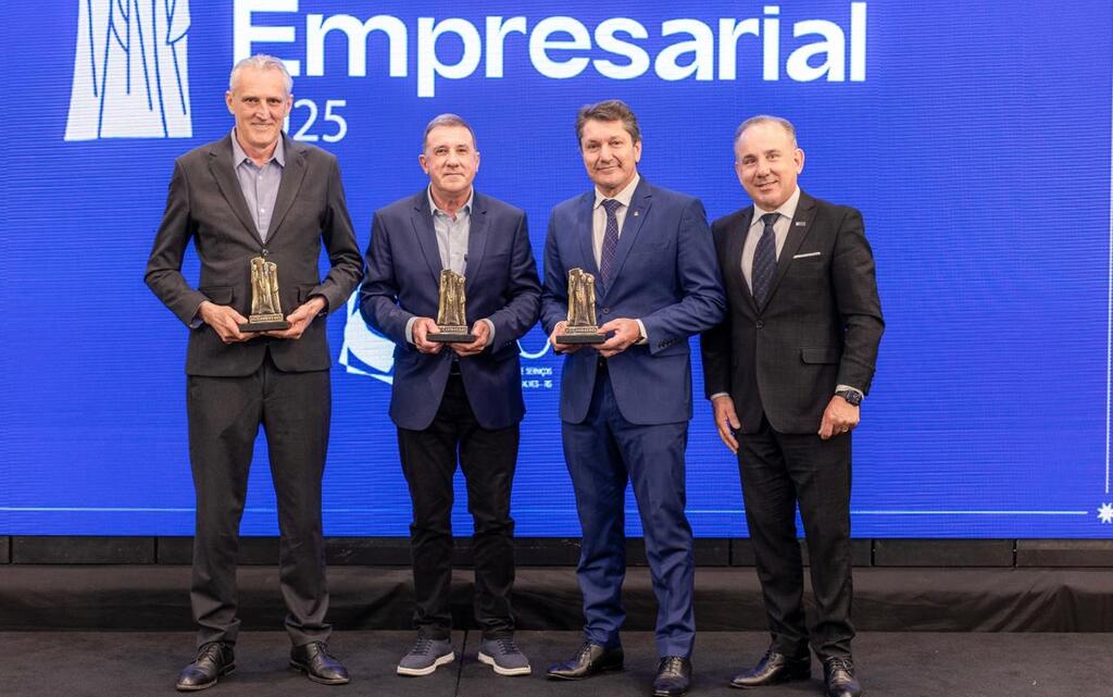 Os vencedores do Mérito Empresarial CIC-BG.
