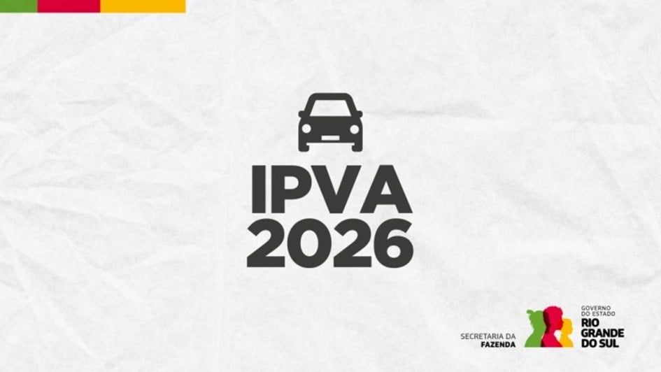 Pagamento do IPVA 2026 no Rio Grande do Sul.