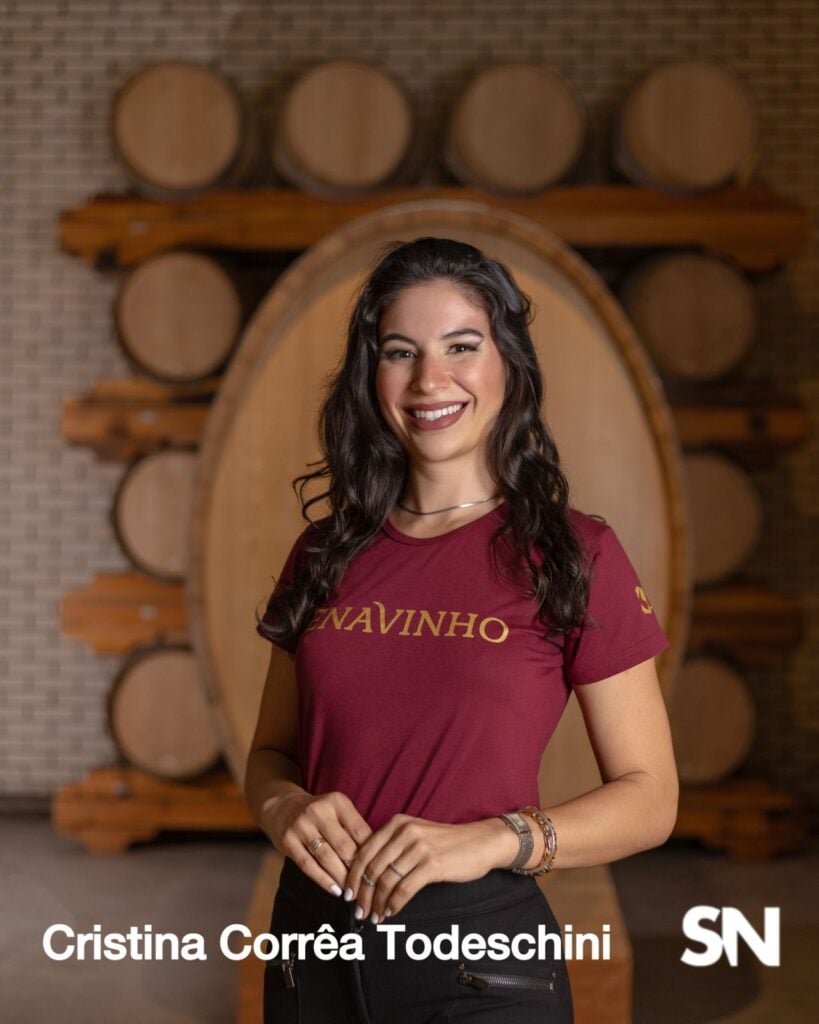 Cristina Corrêa Todeschini, 31 anos, Caneveda Fonda Vinhos Finos.