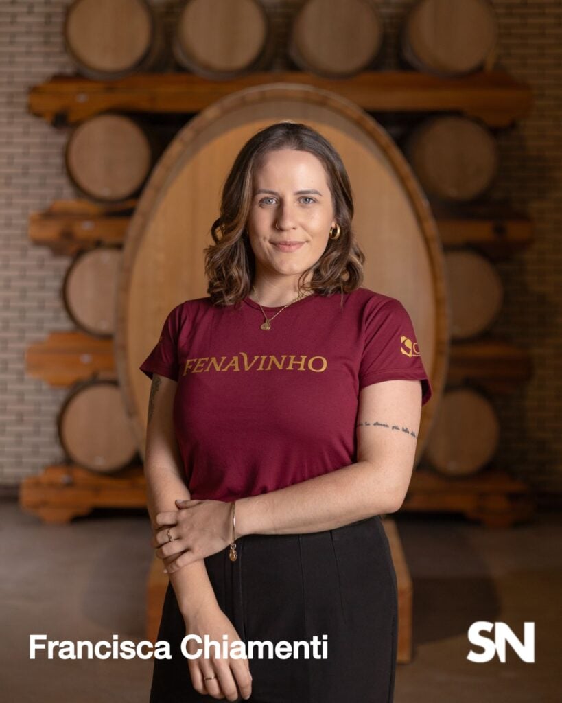 Francisca Chiamenti, 31 anos, Rede Dall'Onder e Bento e Região Convention & Visitors Bureau.