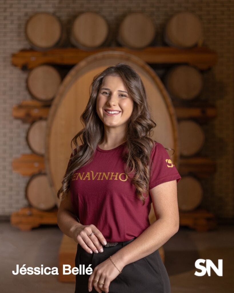 Jéssica Bellé, 25 anos, Vale do Buratti e Cooperativa Vinícola Aurora.