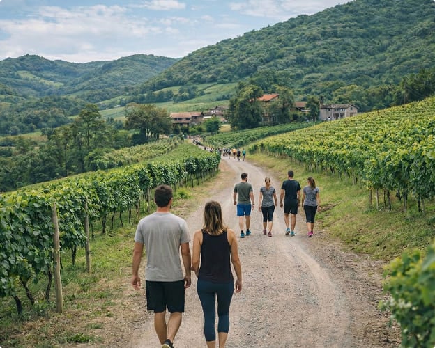 Festival Vale dos Vinhedos: Rota de Caminhada Vivendo o Vale.