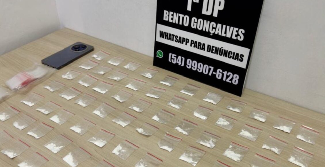 Homem é preso por tráfico de drogas em Bento Gonçalves