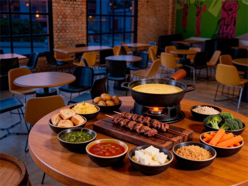 Dolce Far Niente terá fondue na brasa e vinhos no Garibaldi Wine Bar.