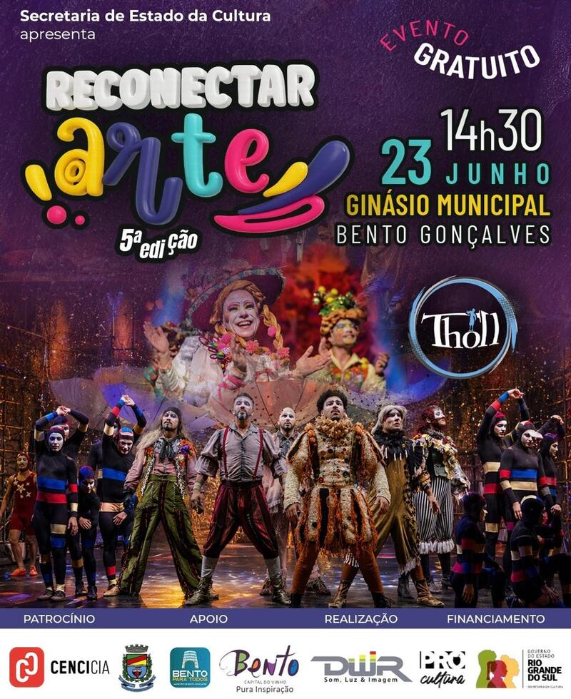 Reconectar a Arte traz Grupo Tholl para Bento Gonçalves.