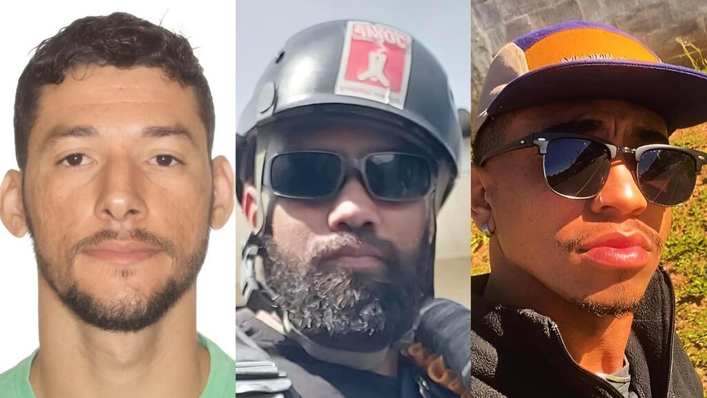 Maicon Fernandes Cintra, Luis Felipe Feliciano Egoroff e Vitor de Freitas Gonçalves.
