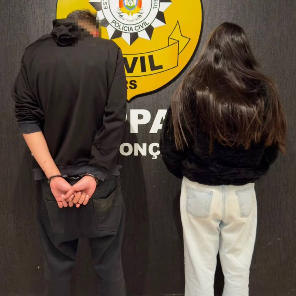 Casal é preso por tele-entrega de drogas em Bento Gonçalves.