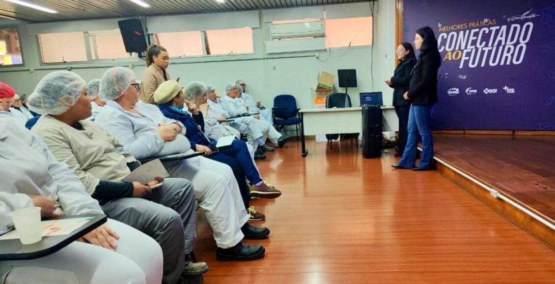 Tacchini incentiva doação de sangue durante palestra para colaboradores da M. Dias Branco