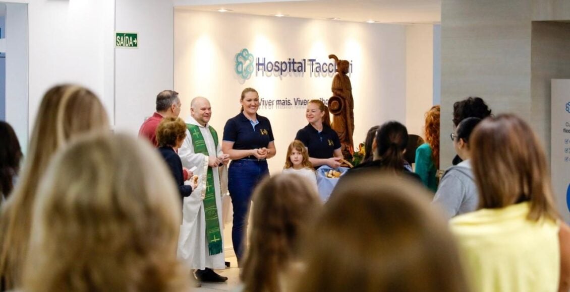 Hospital Tacchini recebe imagem de São Roque em Bento Gonçalves