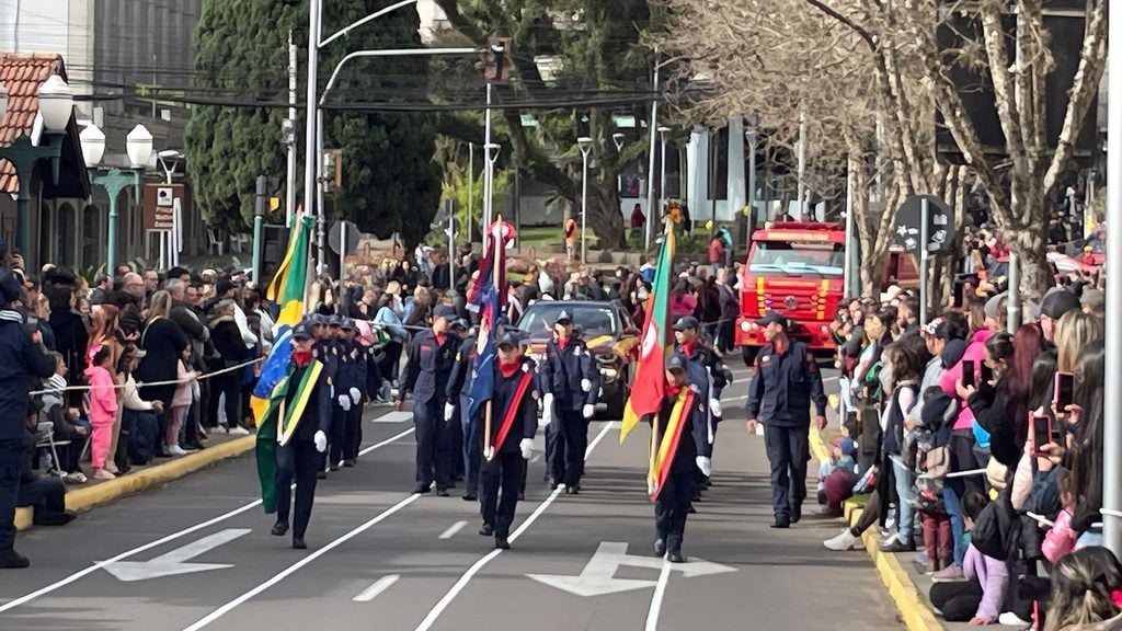 Desfile Cívico em Bento Gonçalves é nesta segunda-feira.