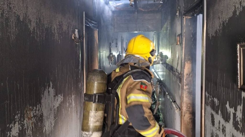 Incêndio no lar de idosos em Caxias do Sul.