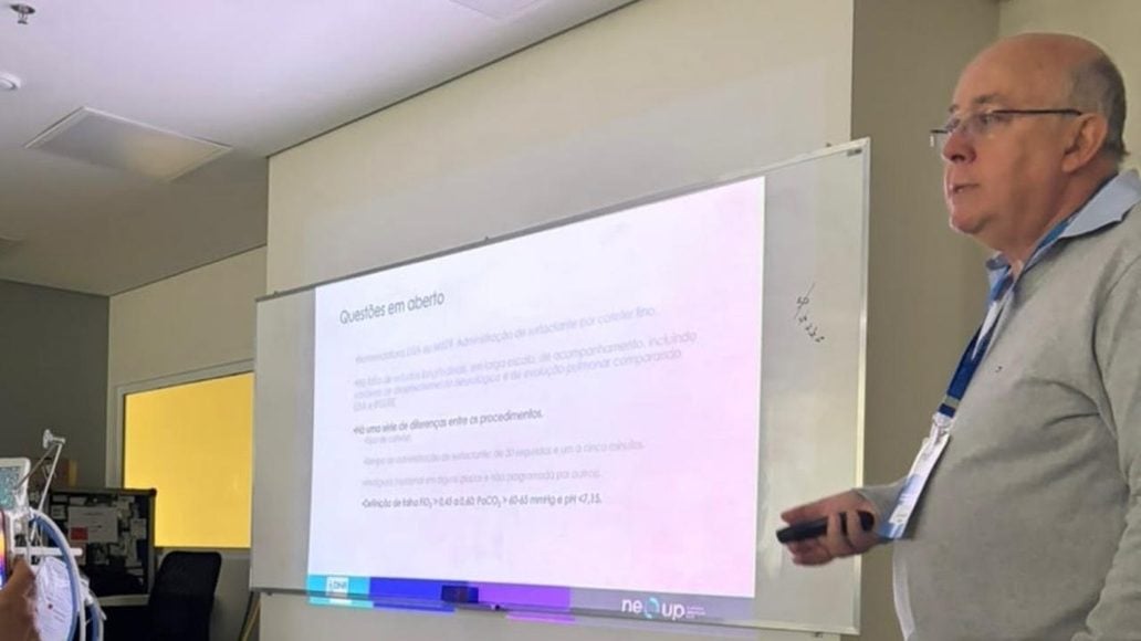 Tacchini capacita profissionais em assistência ventilatória neonatal em Bento Gonçalves