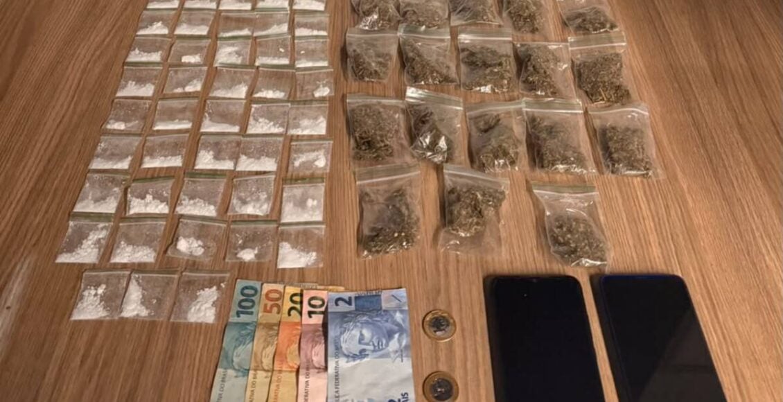 Brigada Militar prende dois homens por tráfico de drogas em Garibaldi