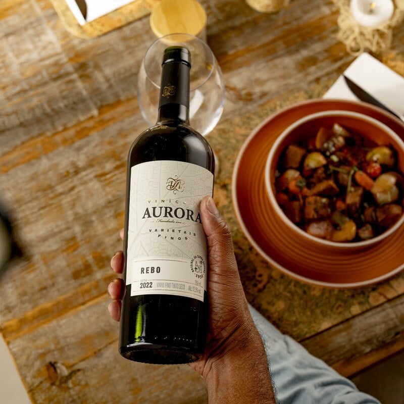 Legumes assados + Aurora Varietal Rebo.