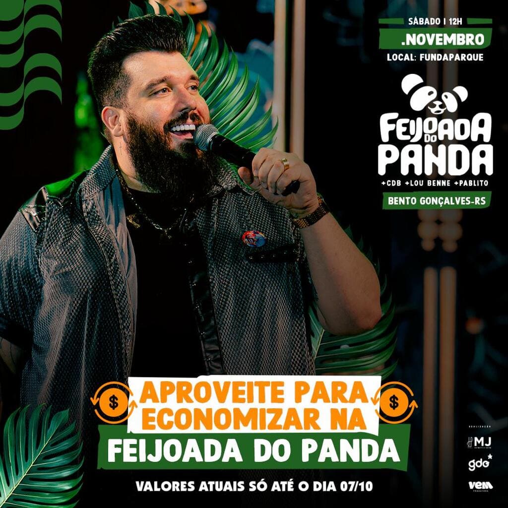 Feijoada do Panda em Bento Gonçalves.