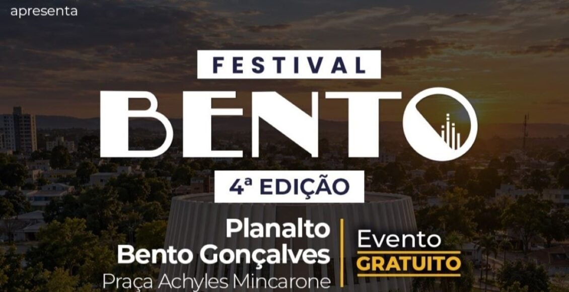 Festival Bento chega à 4ª edição com shows gratuitos em novembro