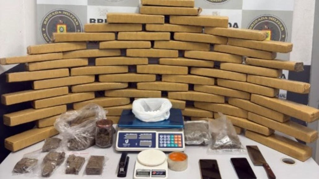 Dois homens são presos com mais de 53 kg de maconha em Caxias do Sul